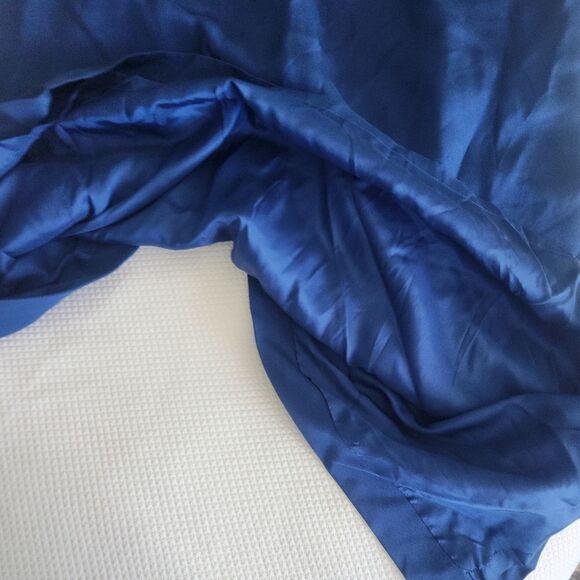 Talbots silk evening beaded sequined maxi mother of the bride dress - Picture 10 of 14